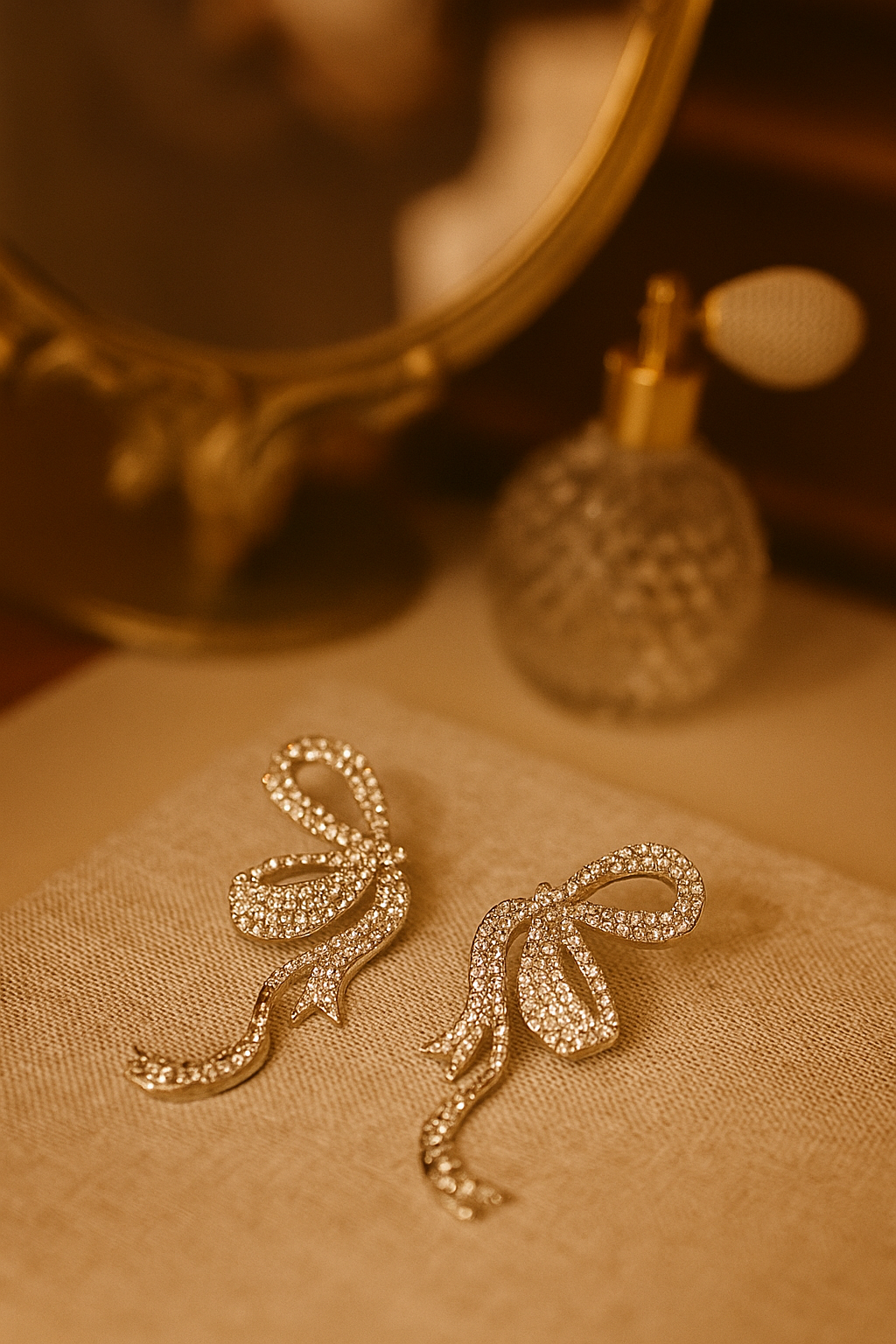 Twinkle Bow Earring