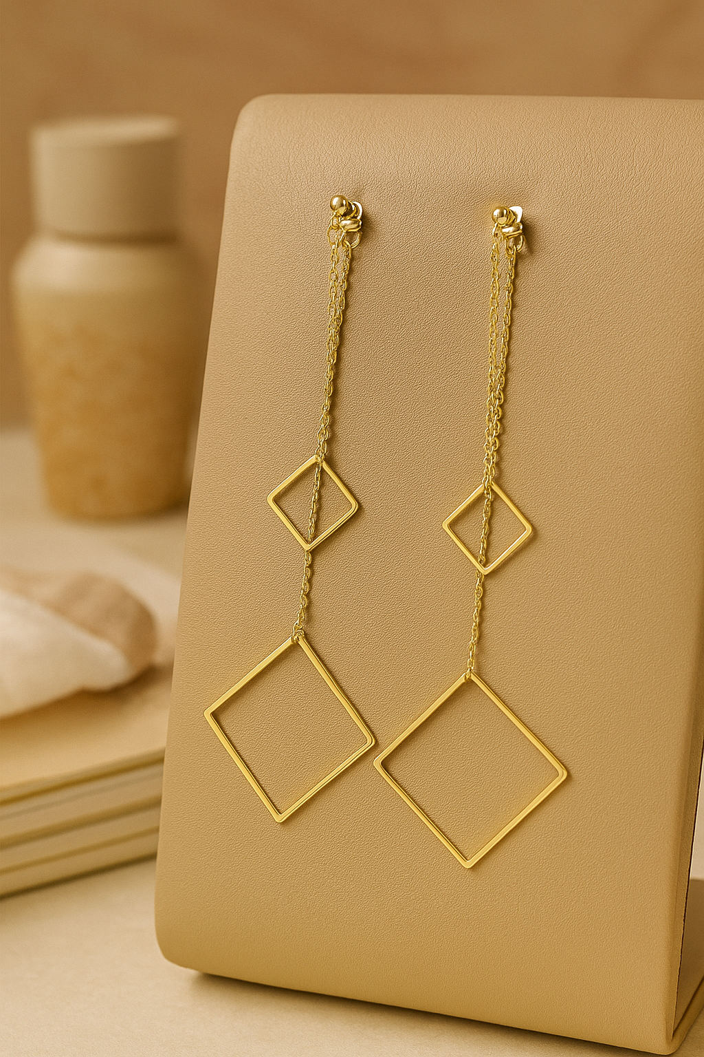 Structured Fall Earring