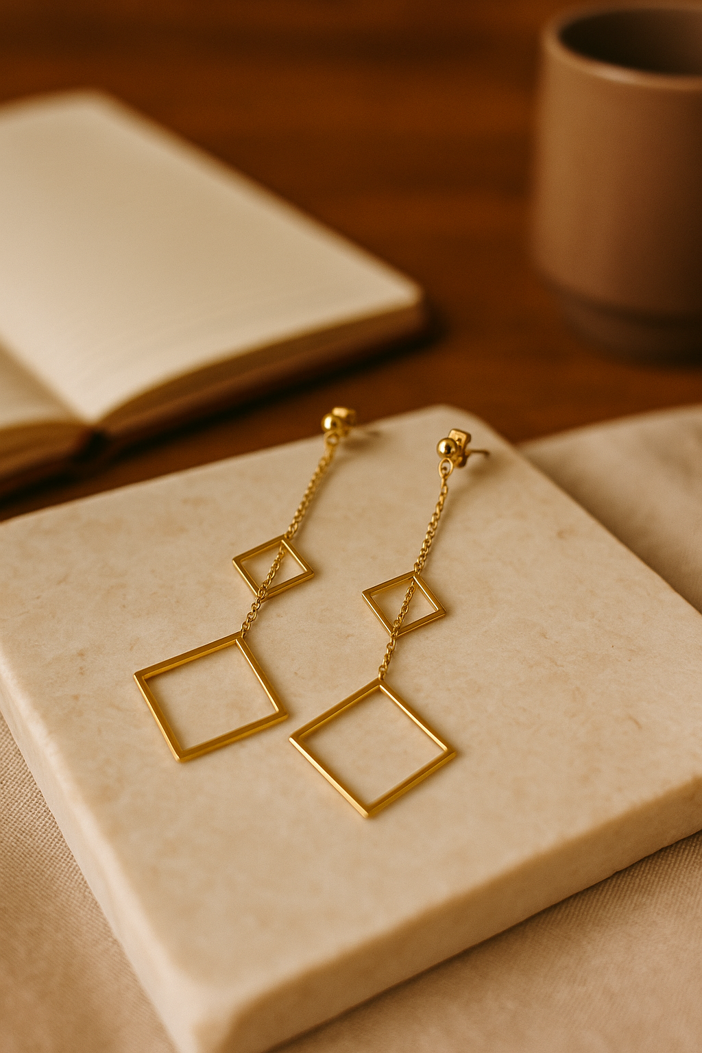 Structured Fall Earring