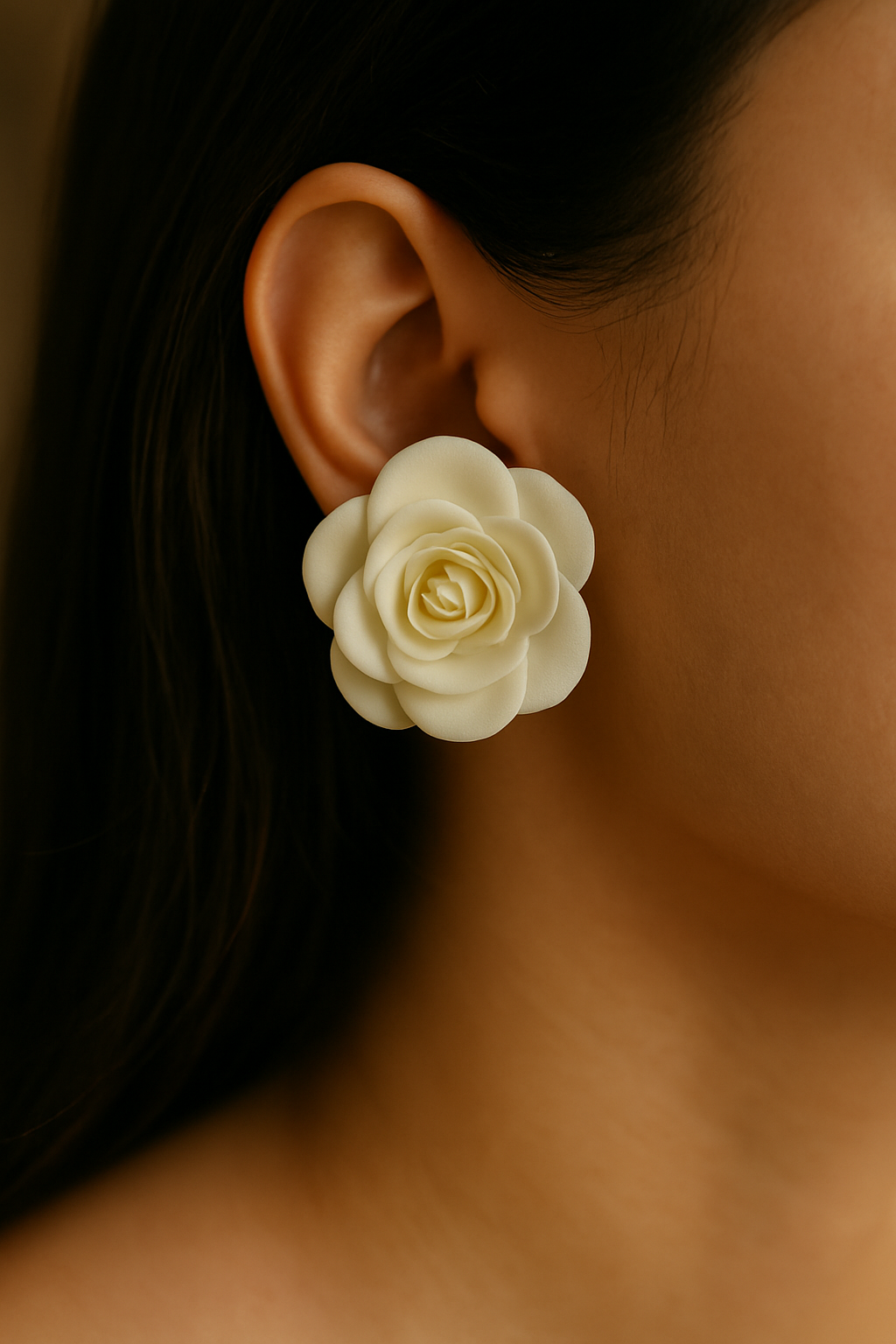 Blooming Rose Earring