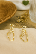 Korean Heart Earring