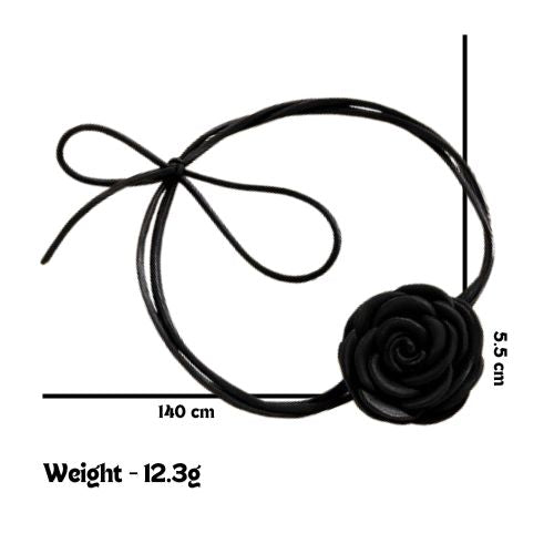 The Poo Approved Black Wrap Chocker