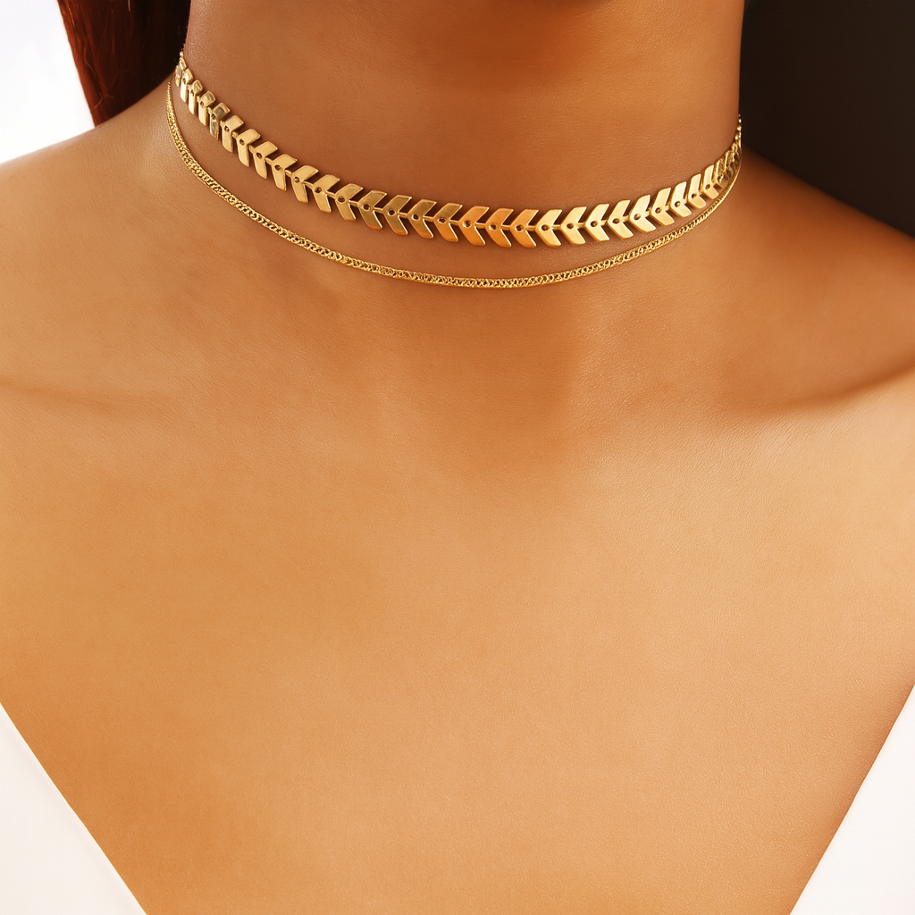Cupid's Arrow Chain Choker