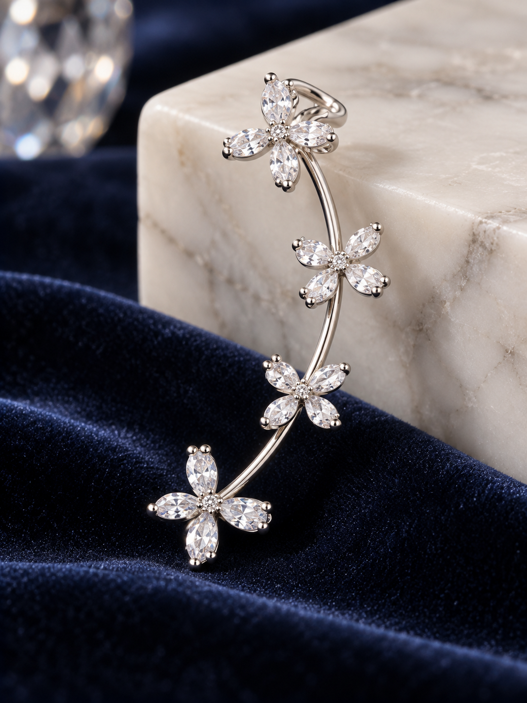 Drizzling Bows Ear Cuffs