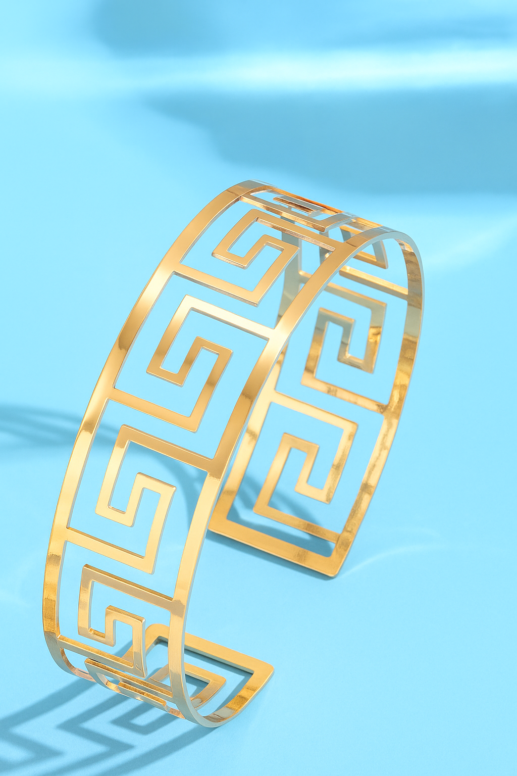 Golden Maze Cuff Armlet