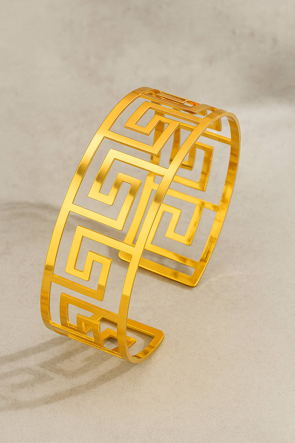 Golden Maze Cuff Armlet