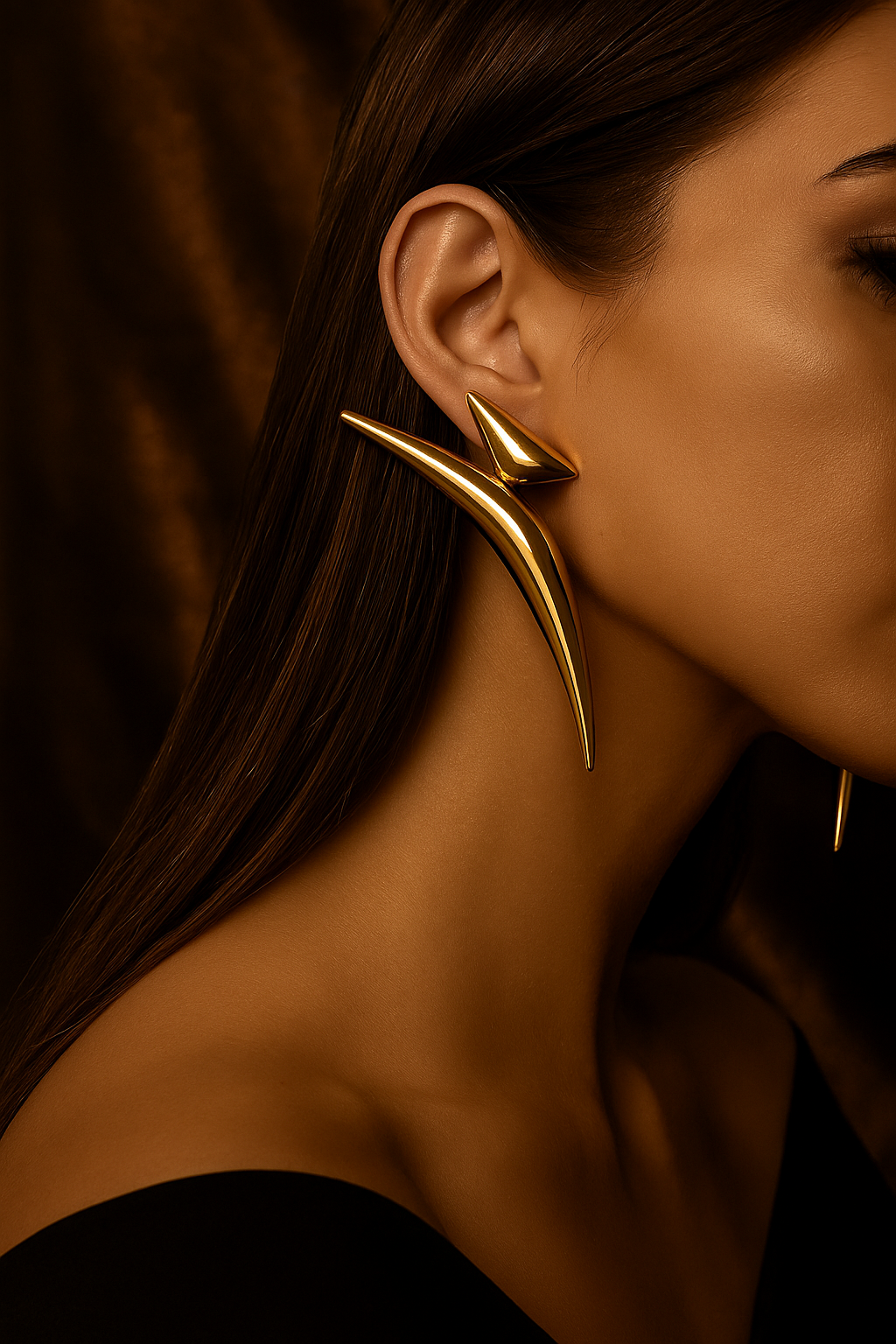 Blade Cut Earring