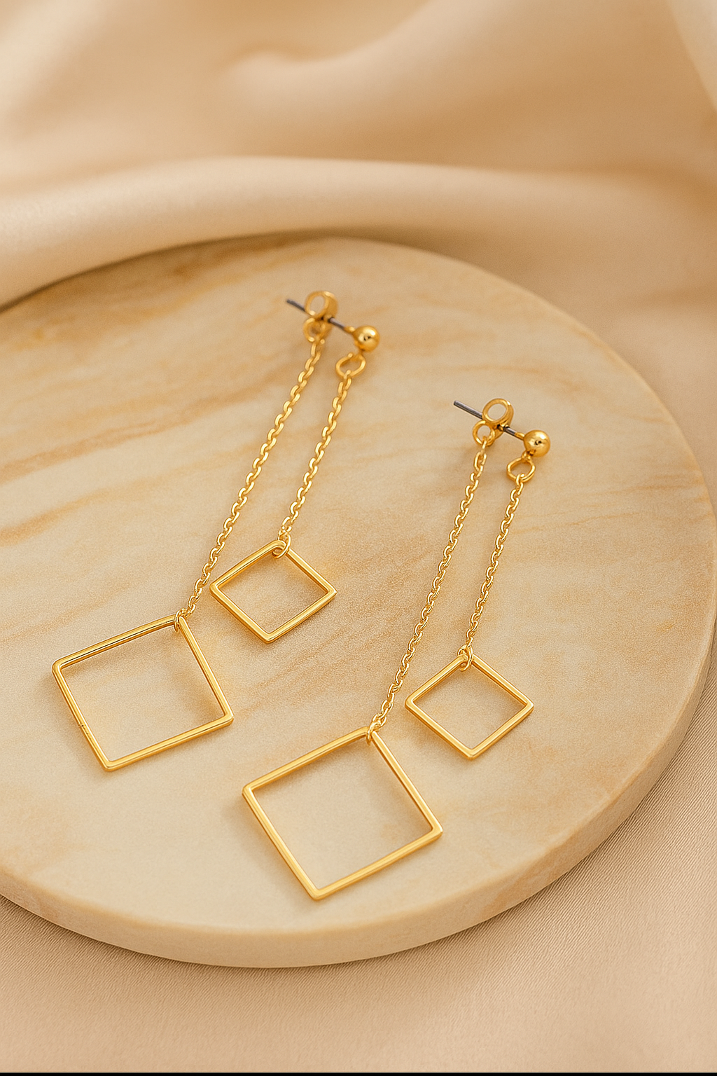 Structured Fall Earring