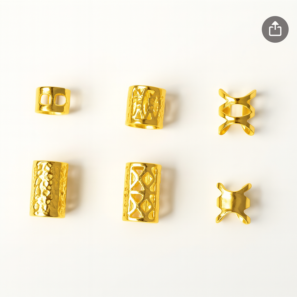 Goddess Braid Rings Hair Clips