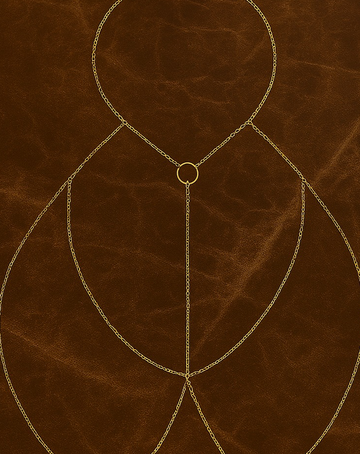 Egyptian Gold Long Body Chain