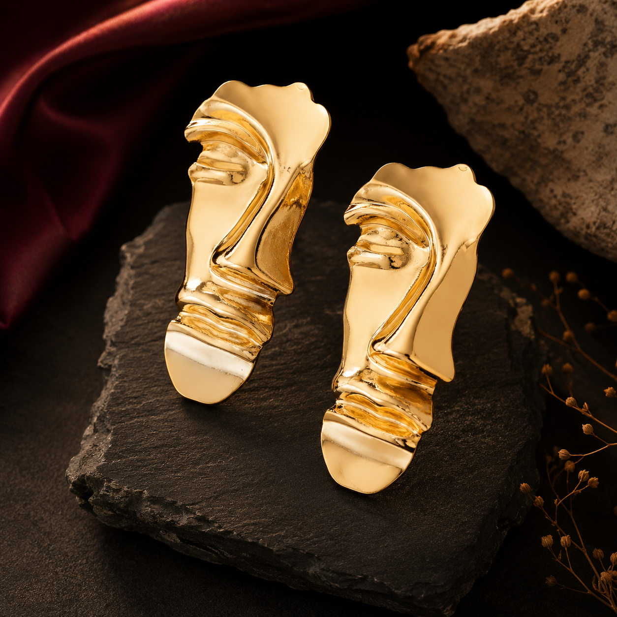 Aurea Waves Sculpted Statement